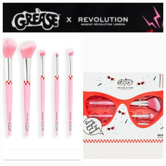 Makeup Revolution X Grease Rule The School Brush Set